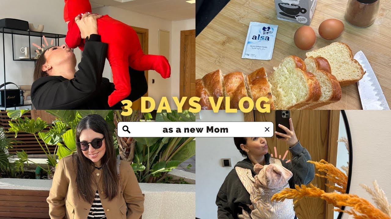 3 DAYS AS A NEW MOM : reel talk, Mom diaries, Skin care ... and much more 🤰🏼🥰😮‍💨