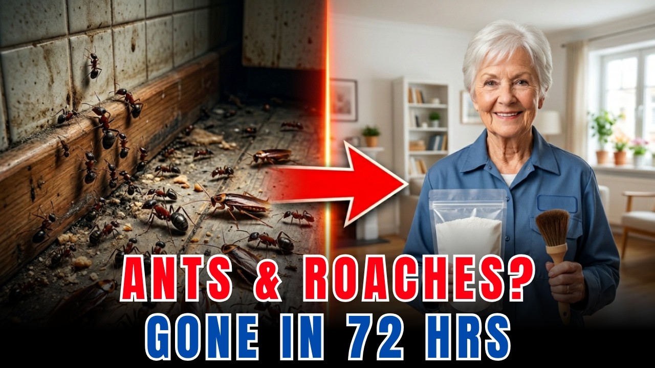 $2 NATURAL POWDER IS GOING VIRAL FOR HELPING CONTROL ANTS & ROACHES AROUND THE HOME