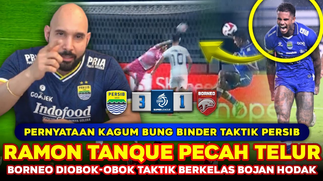 Borneo DIOBOK-OBOK KING PERSIB❗ 3-1 GOLL RAMON, BARBA BIKIN COMEBACK, SADDIL KILL THE GAME❗