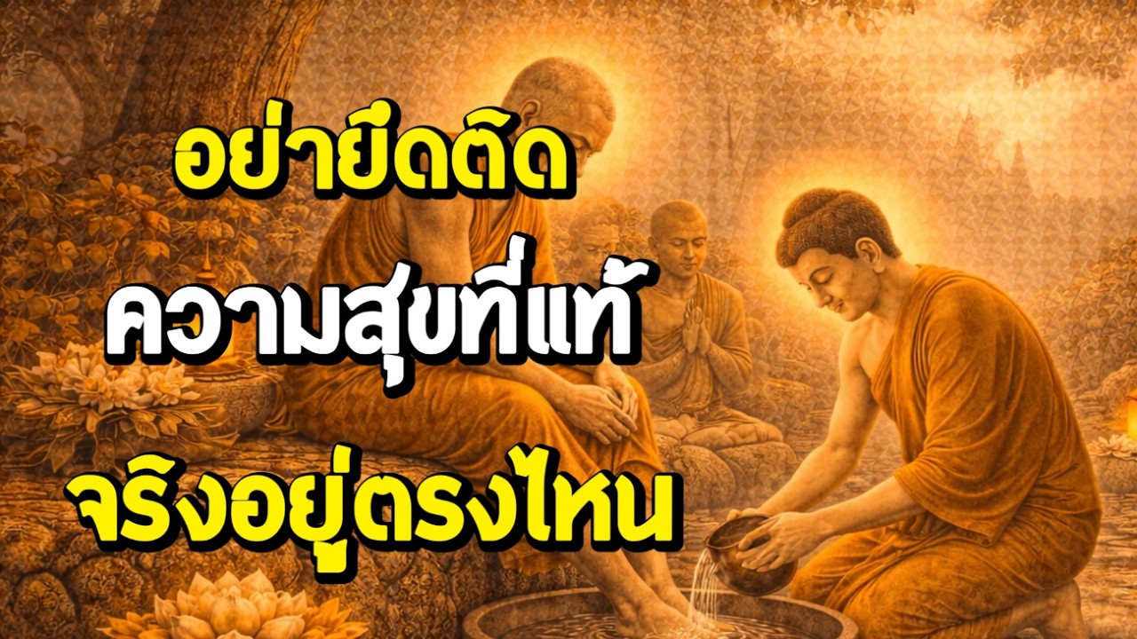 อย่ายึดติด: ความสุขที่แท้จริงอยู่ตรงไหน | ฟังธรรมผ่อนคลาย | Ep.62