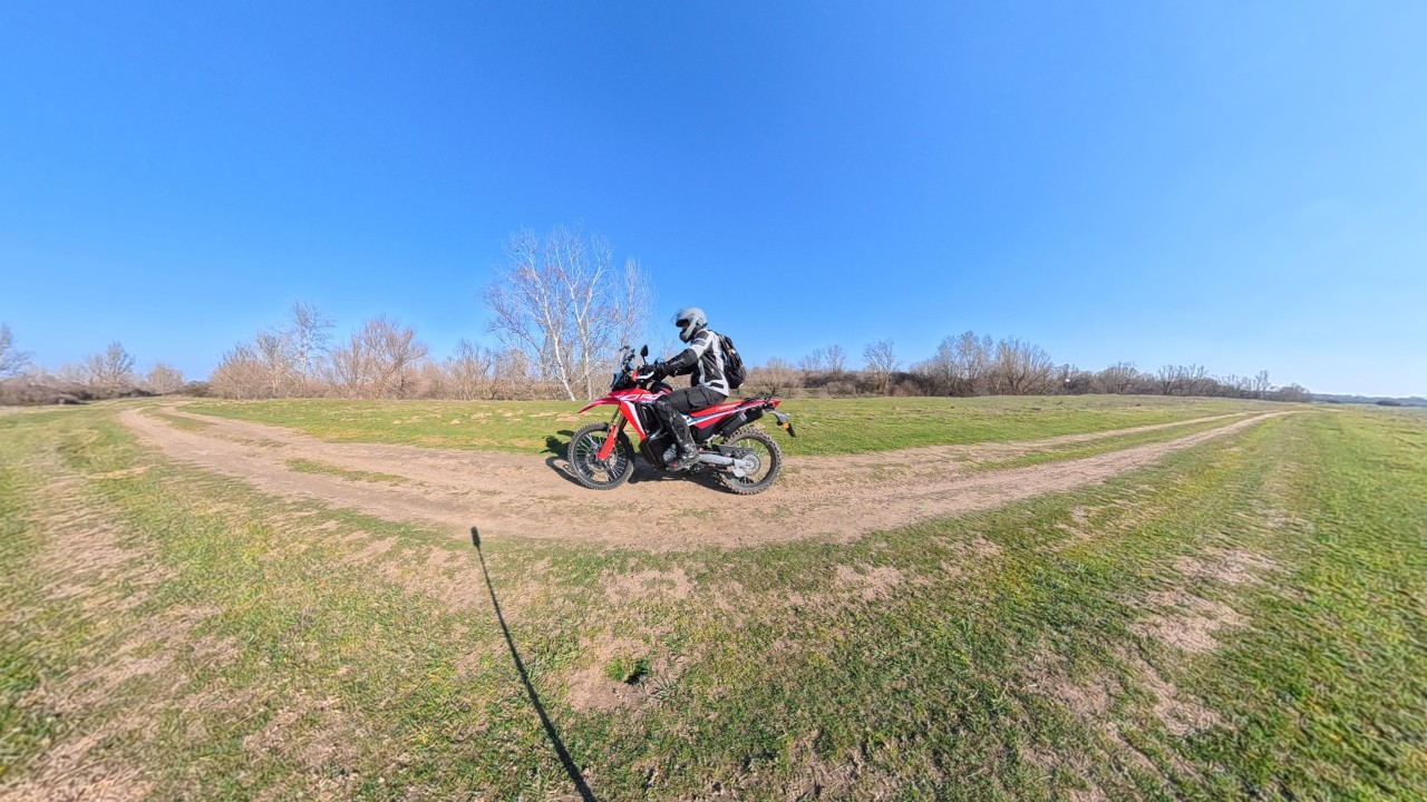 Honda CRF 300 Rally light off road near Timisoara