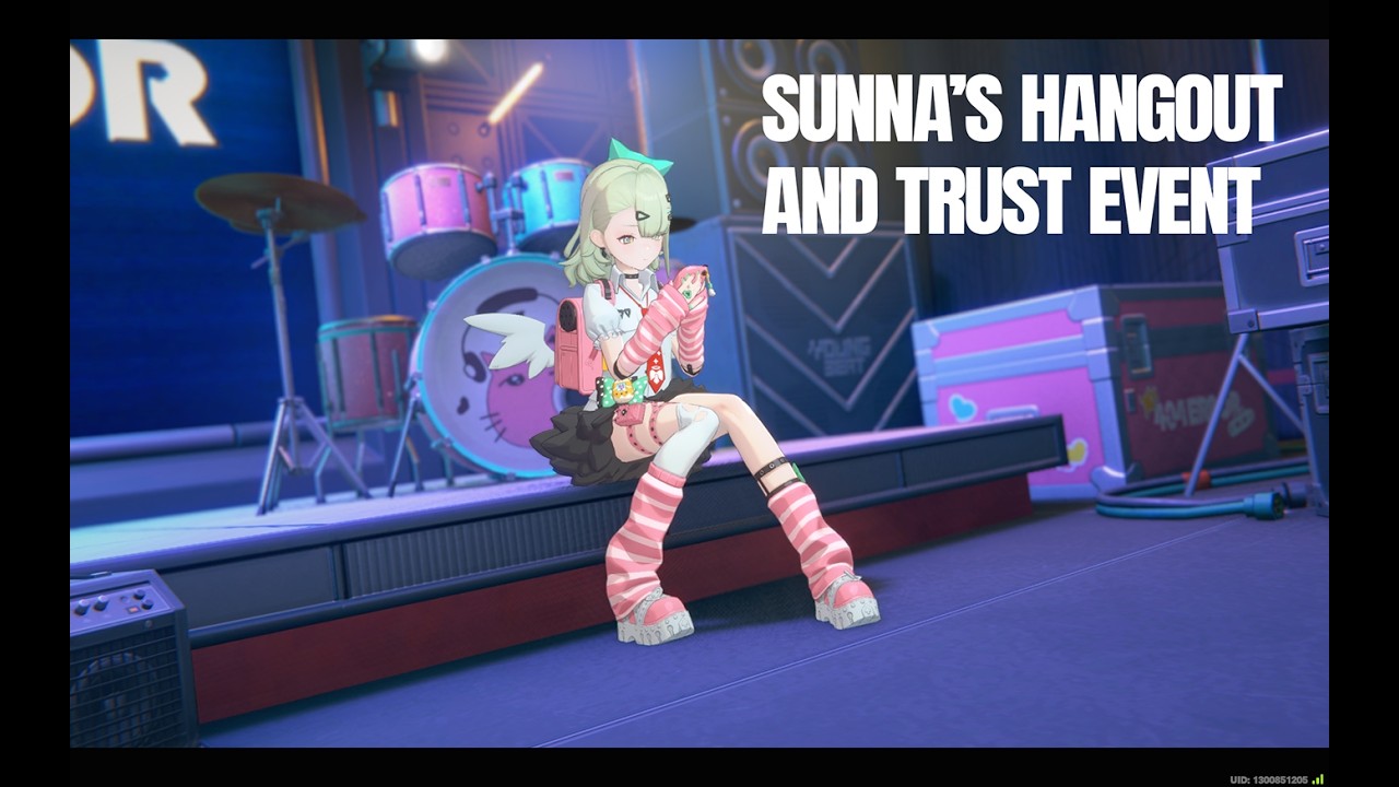 Sunna's All Hangout and Trust Events  |  Zenless Zone Zero