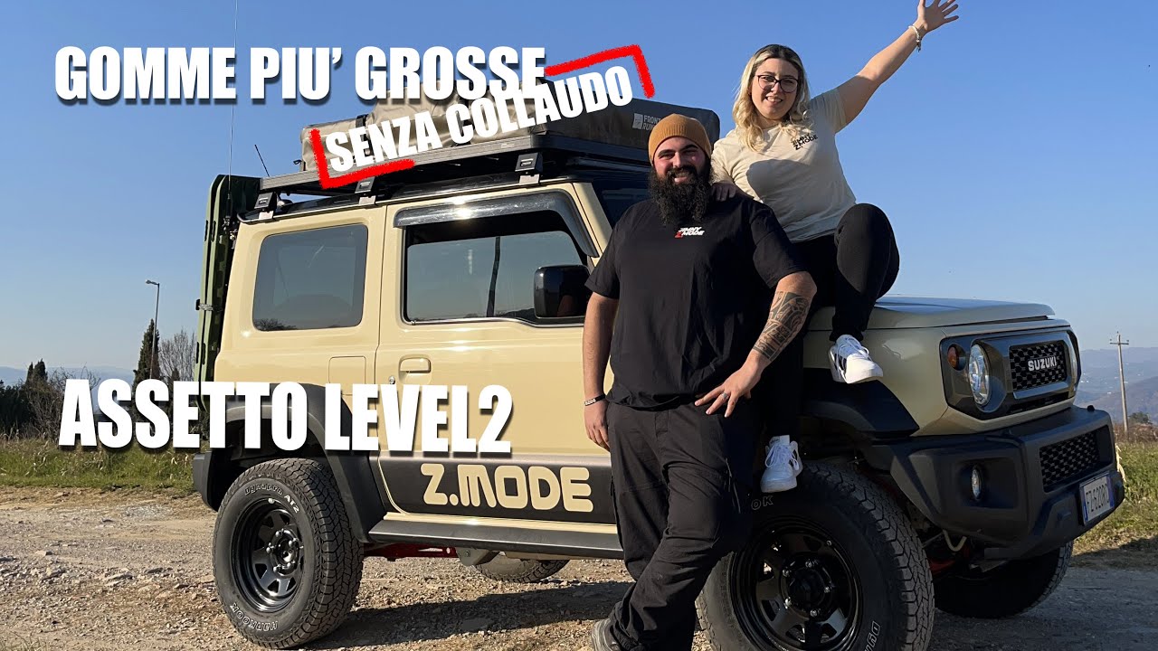 Assetto ZMODE | GOMME più grandi senza collaudo | Jimny Camper 2
