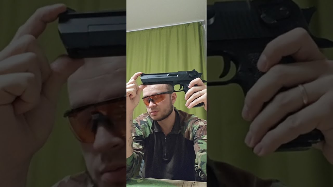 Мой Desert Eagle от WE стреляет даже в минус. Сломал систему😱