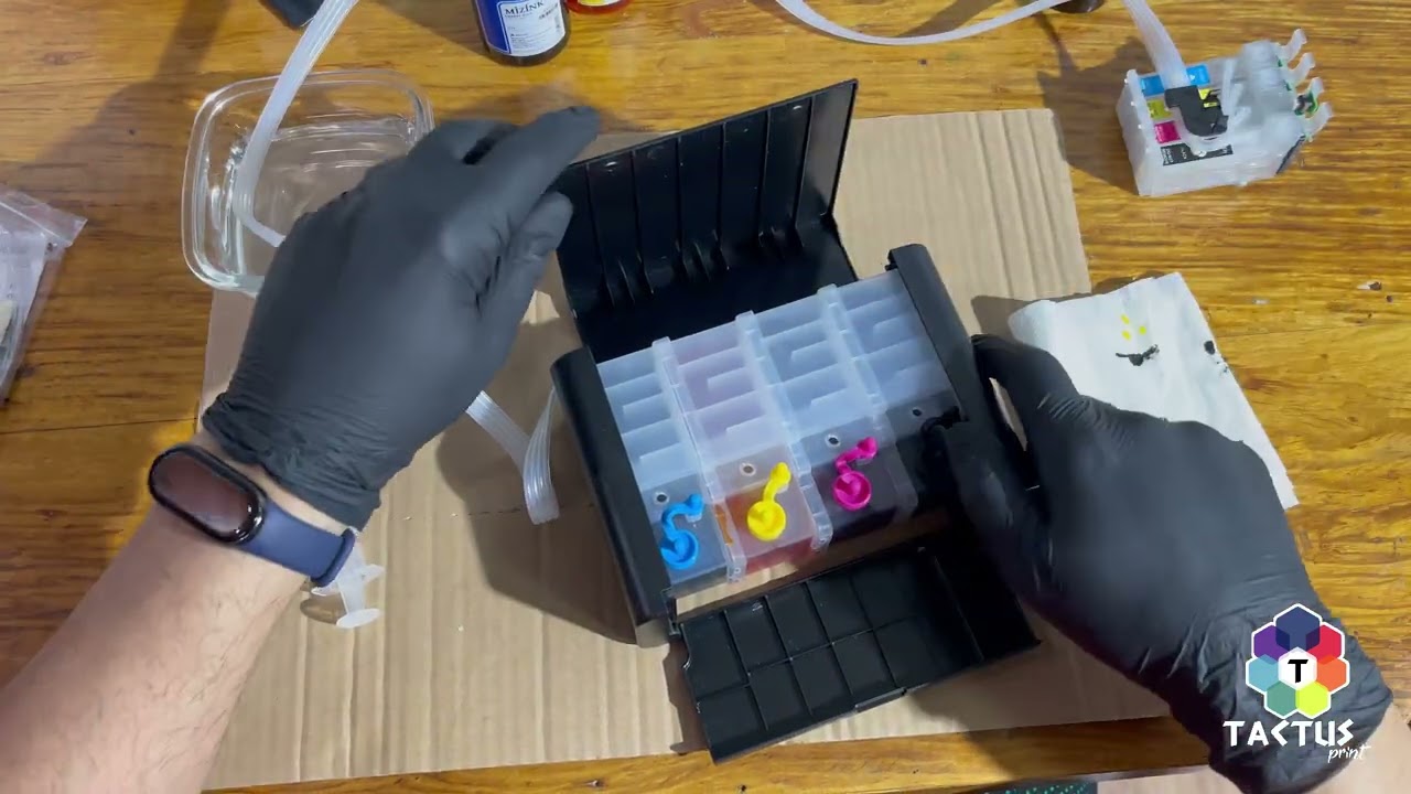MANUAL DE INSTALAÇÃO DE BULK INK LUXO - EPSON TX123, TX133, TX135, TX125