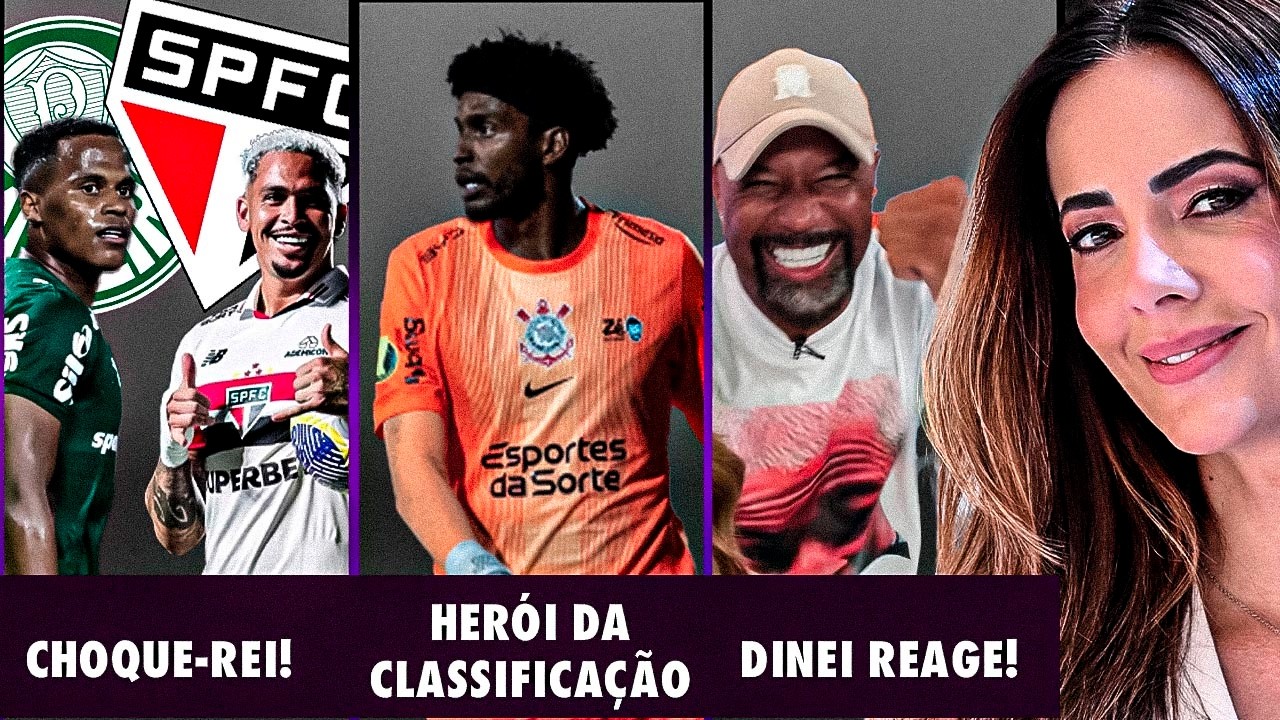 O QUE ESPERAR DO CHOQUE-REI? | TIMÃO SE CLASSIFICA NOS PÊNALTIS! | DINEI REAGE AO GOL DE VITINHO