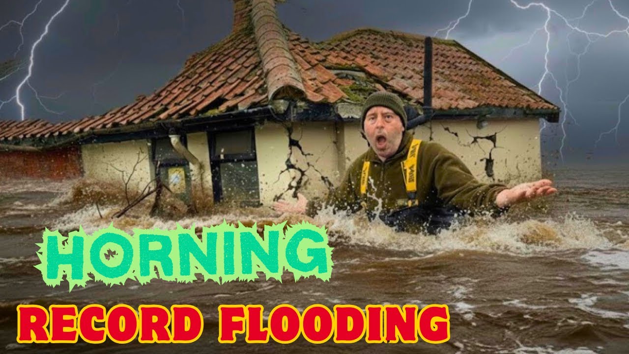 HORNING UNDER WATER! 🌊🏠 | Record Flooding | River Bure | Norfolk Broads Disaster | WFA Explore
