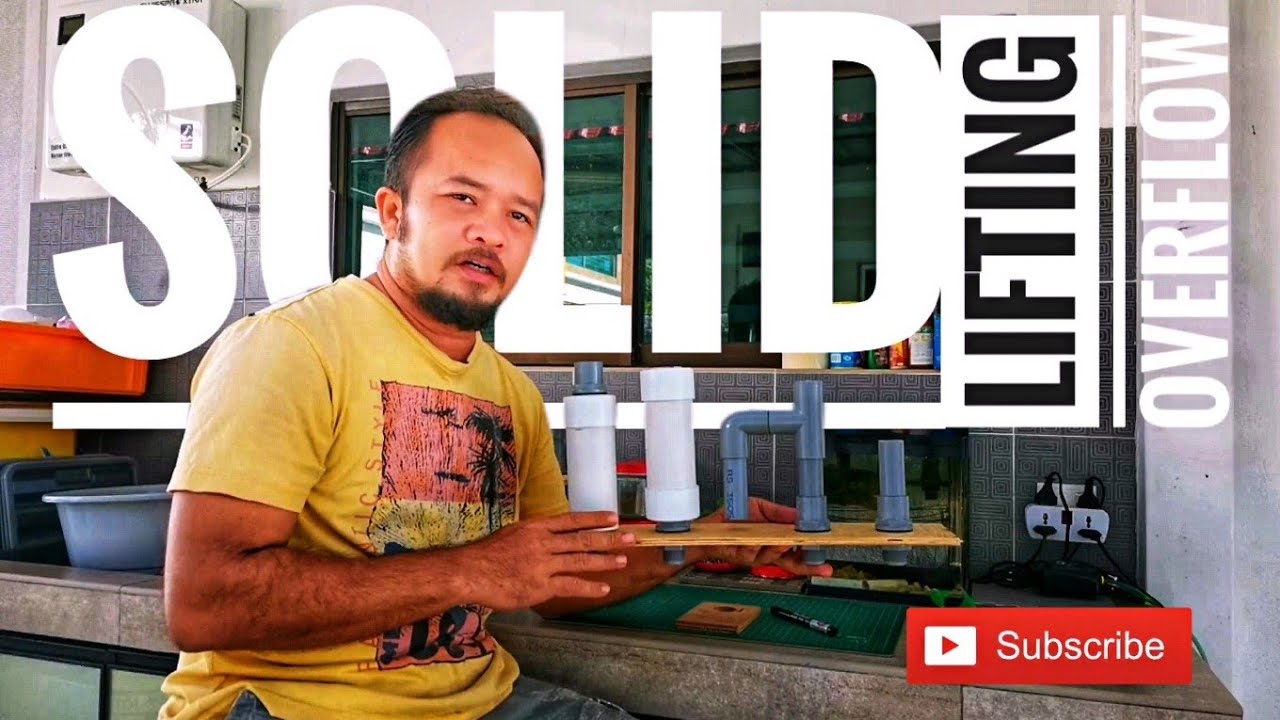 SOLID LIFTING OVERFLOW - SLO | with stand pipe water level | TUTORIAL #DIY #sharing