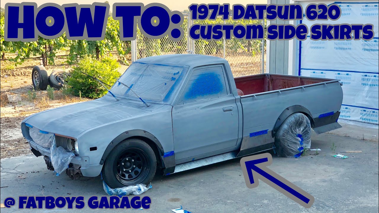 HOW TO: 1974 Datsun 620 Custom STEEL Side Skirts