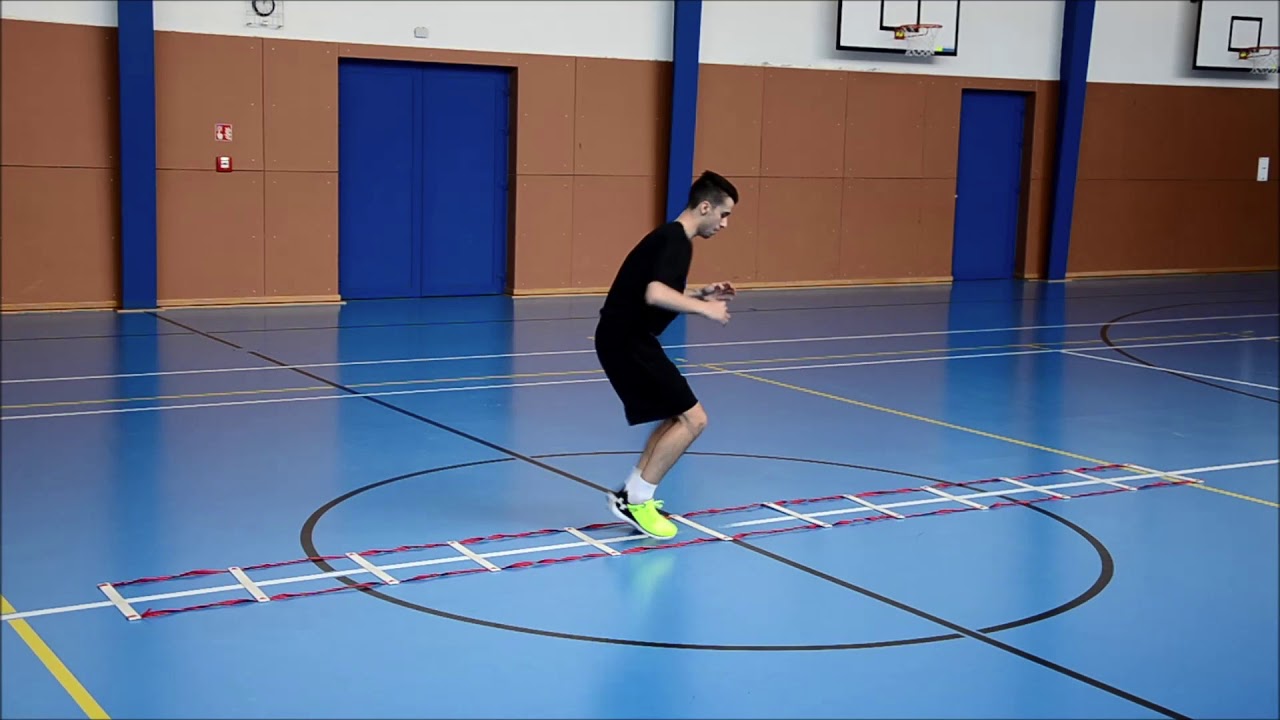 #HokejDoma: Cvičení pro brankáře - KOORDINAČNÍ ŽEBŘÍK, ODRAZOVÁ CVIČENÍ