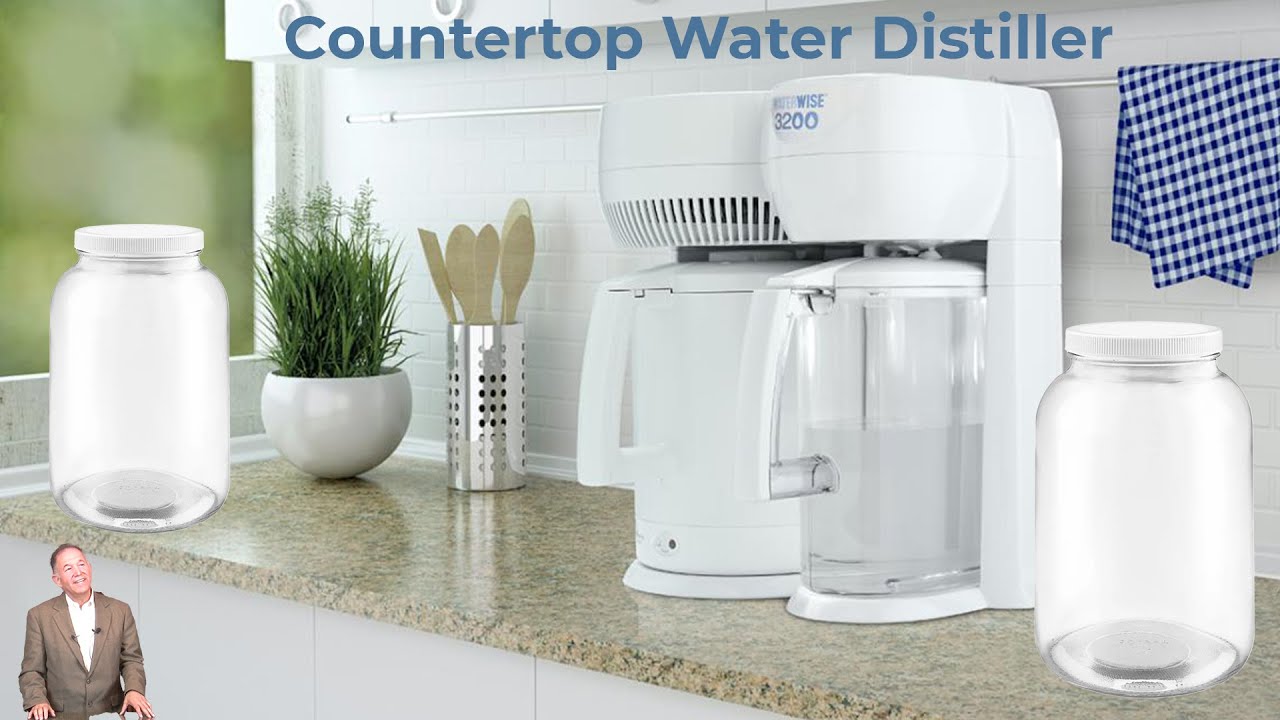 Waterwise 3200 classic countertop water distiller in home distillation demo