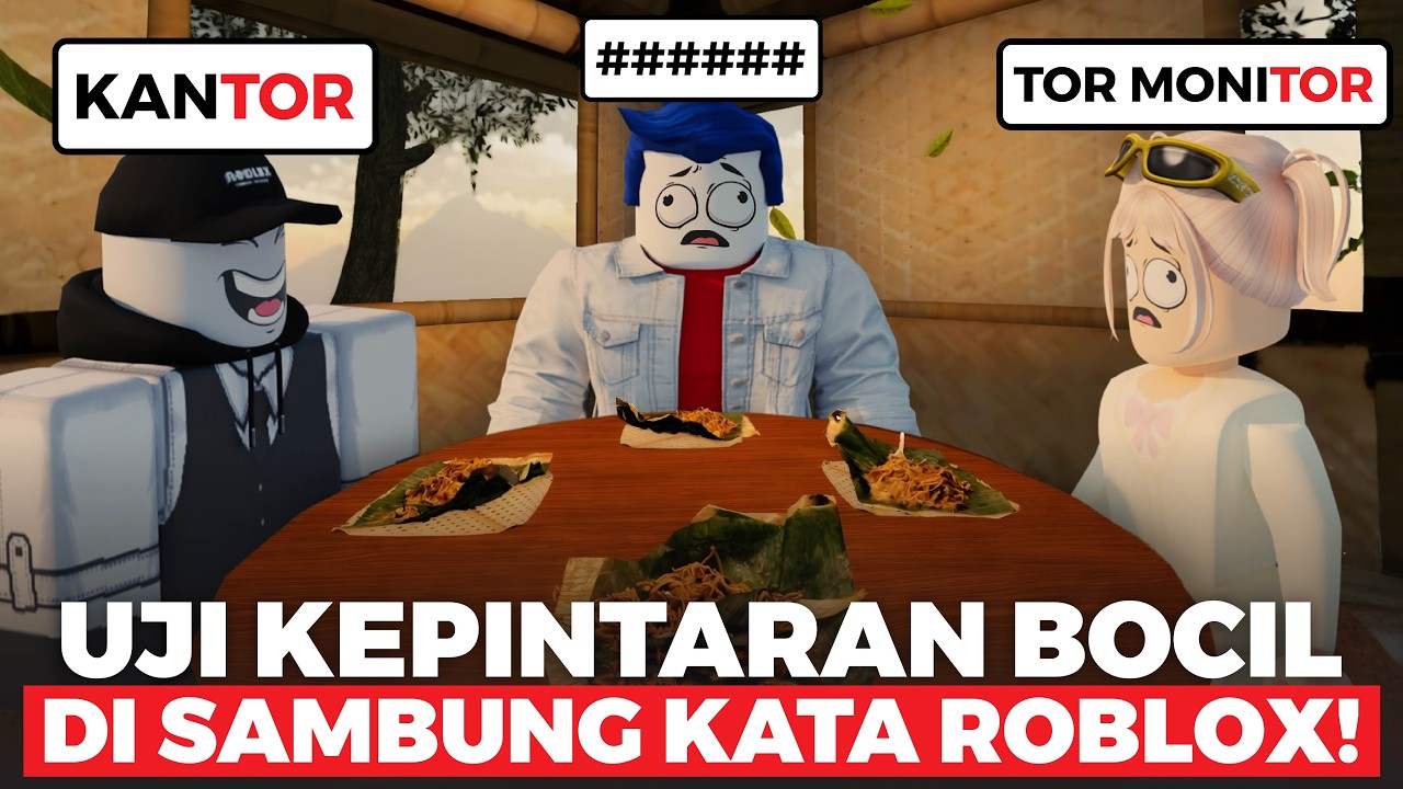 MENGUJI KEPINTARAN BOCIL DI GAME INI!! SAMBUNG KATA ROBLOX