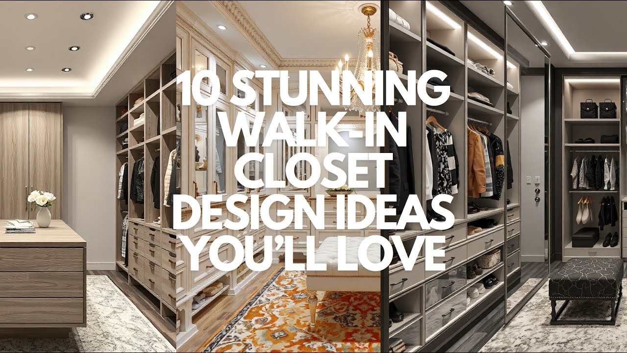 10 Stunning Walk In Closet Design Ideas You’ll Love