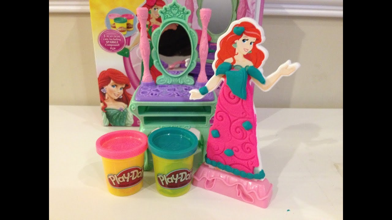 ARIEL PLAY-DOH Vanity Tutorial and review