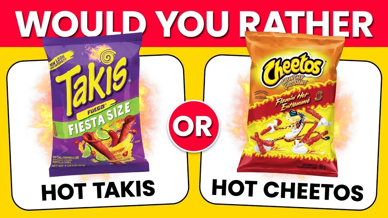 Would You Rather? | Snacks & Junk Food Edition 🍟🍩