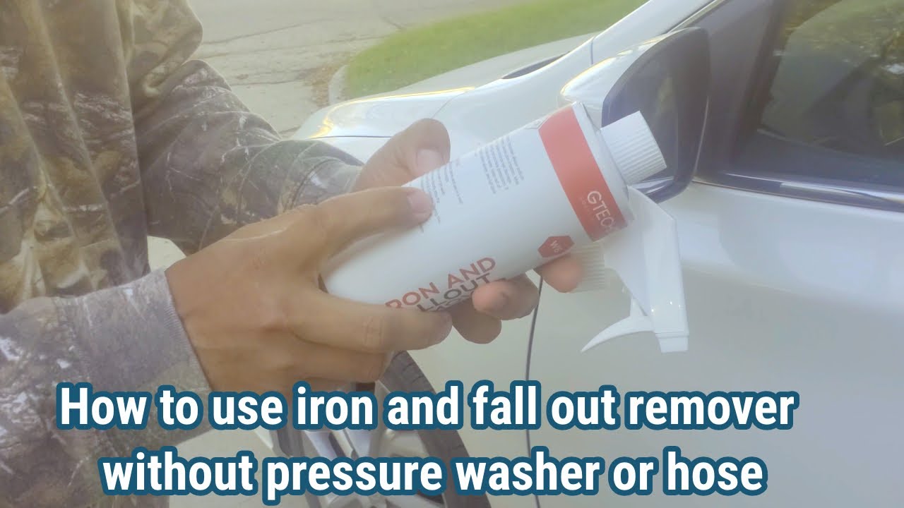 How to use Gtechniq W6 Iron & Fallout Remover