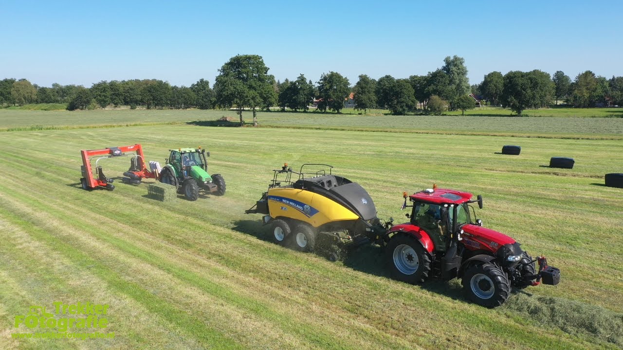 Balen persen en wikkelen door loonbedrijf Bol