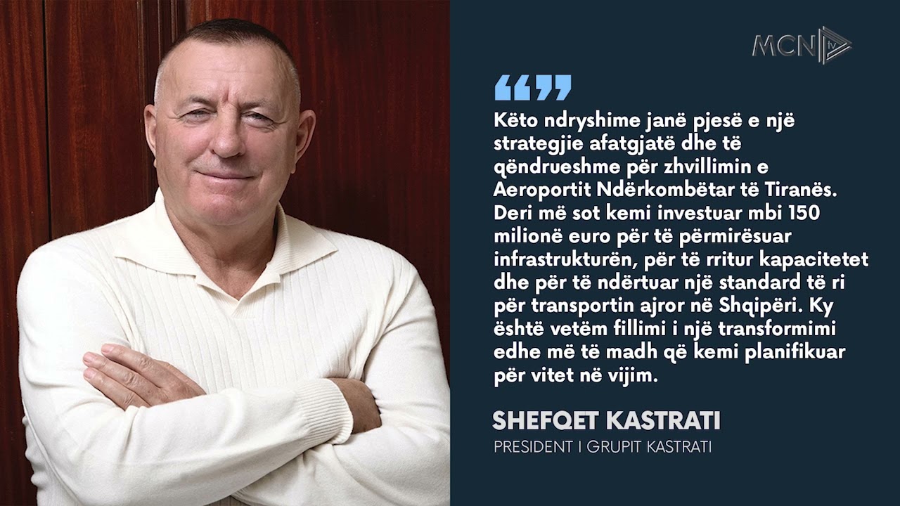 Aeroporti i Rinasit drejt transformimit. Kastrati: Strategji afatgjatë dhe e qëndrueshme