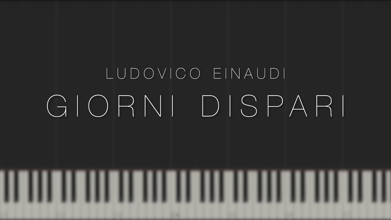 Giorni Dispari - Ludovico Einaudi \\ Synthesia Piano Tutorial