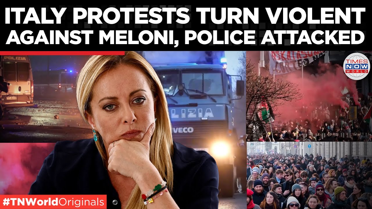 ITALY PROTESTS: Turin Turns Violent As Protesters Clash With Police Over Askatasuna Eviction