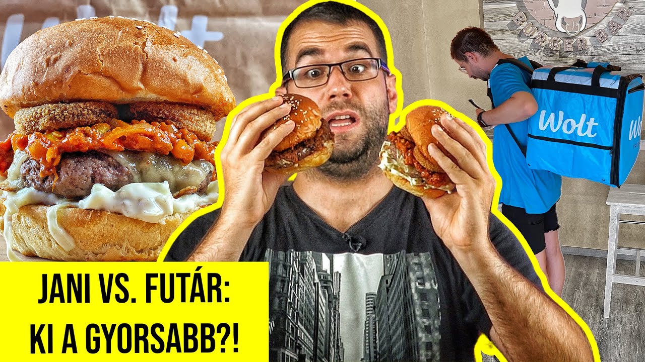 SLOPPY JOE BURGER verseny: Jani vs. Futár!