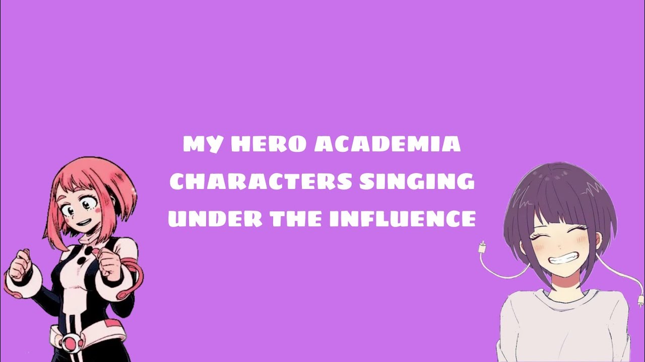 MHA/BNHA Characters Singing 