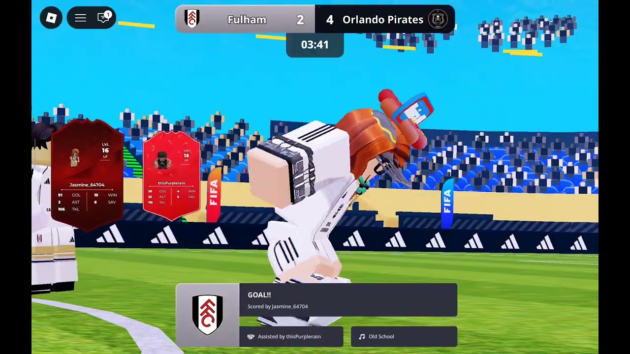 Me playing in Roblox fifa #games #roblox #fifa #gaming 