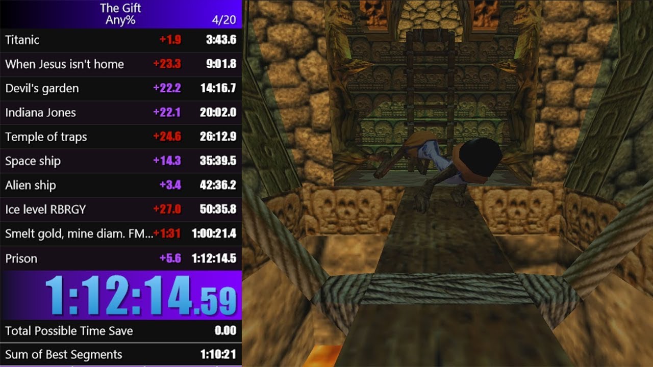 The Gift by Cryo Speedrun Any% 1:12:14.59 Former WR