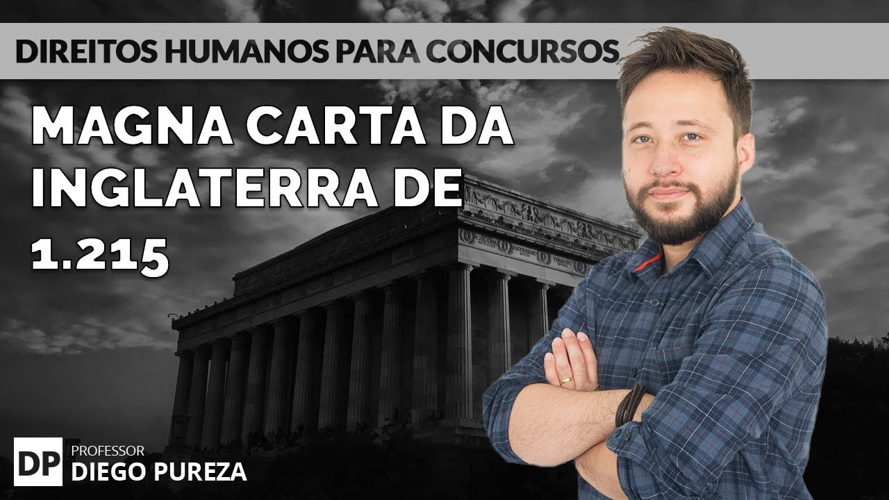 Magna Carta da Inglaterra de 1.215 (Absolutismo/Rei Jo&atilde;o Sem Terra/S&eacute;culo XIII)