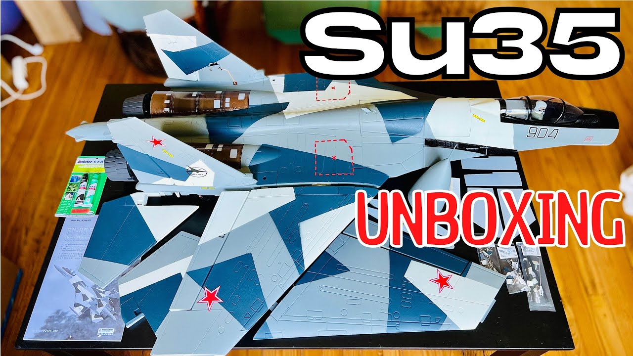My FIRST THRUST VECTORING Jet • Freewing Su-35 (Twin 70mm HP EDF) • UNBOXING (English/Français)