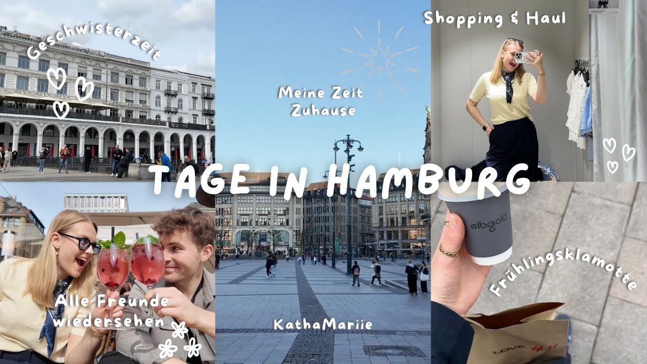 Vlog aus Hamburg I Shopping & Haul, Zeit Zuahuse, Familie & Freunde wiedersehen I KathaMariie