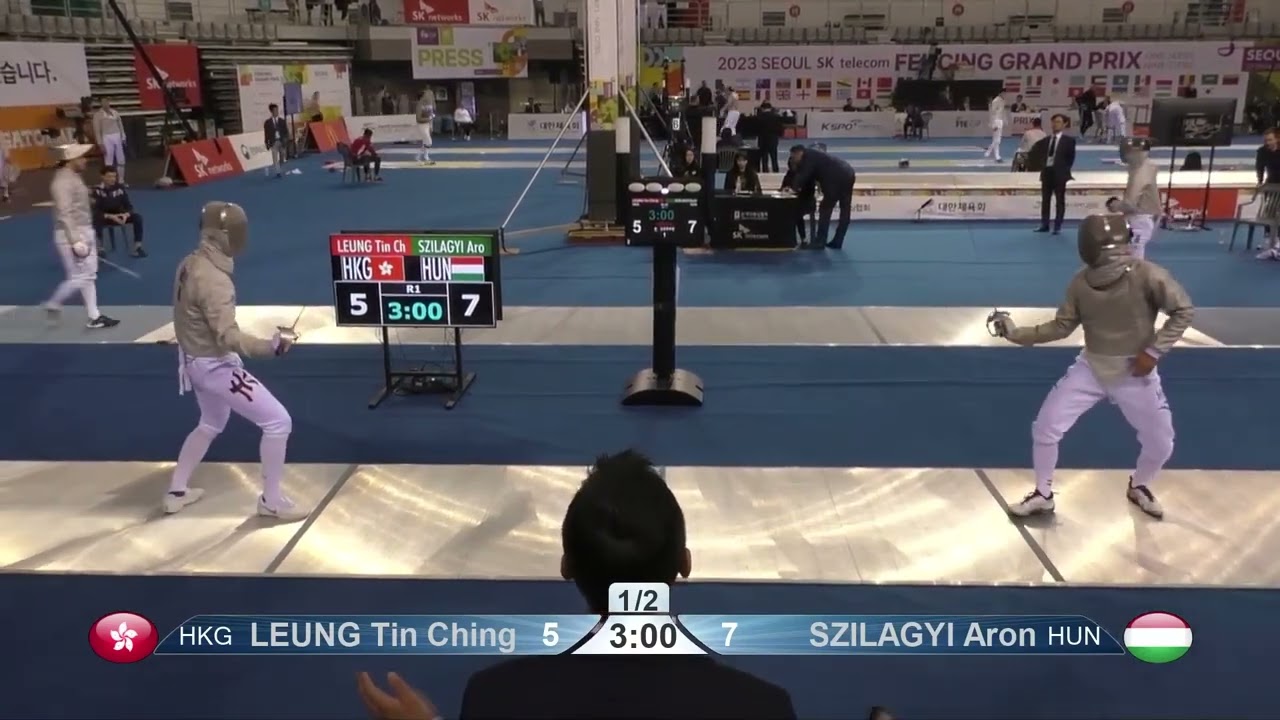 Seoul Grand Prix 2023 SMS - L64 - Leung Tin Ching HKG v Aron Szilagyi HUN