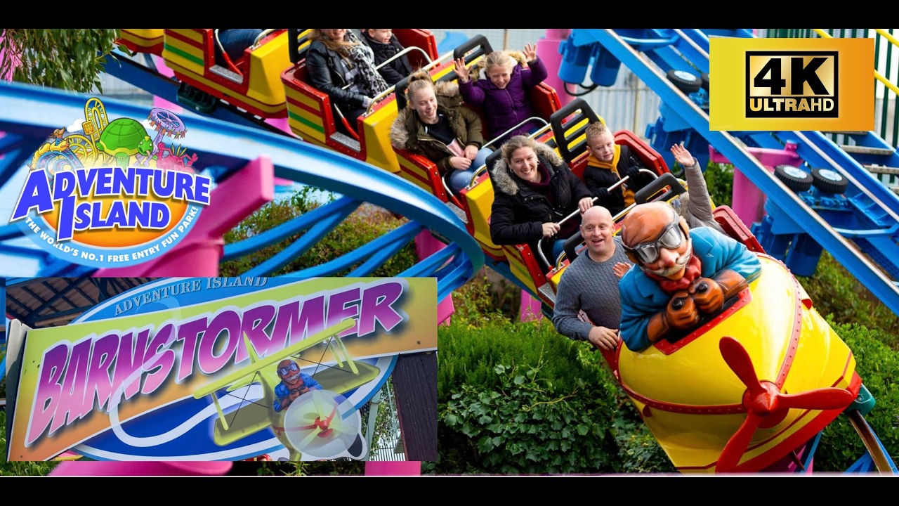 Barnstormer in 4K - Adventure Island UK Southend