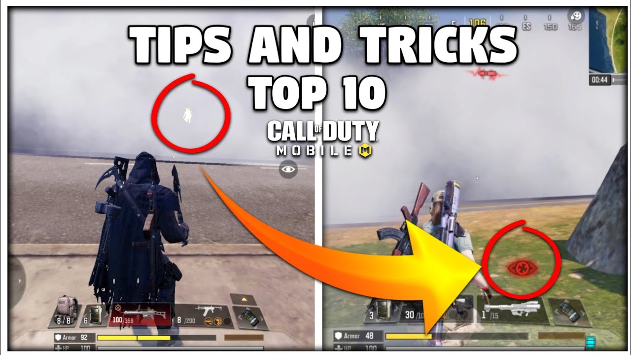 TOP 10 BATTLEROYALE TIPS AND TRICKS IN COD MOBILE | 100 TIPS AND TRICKS SERIES | PART - 7