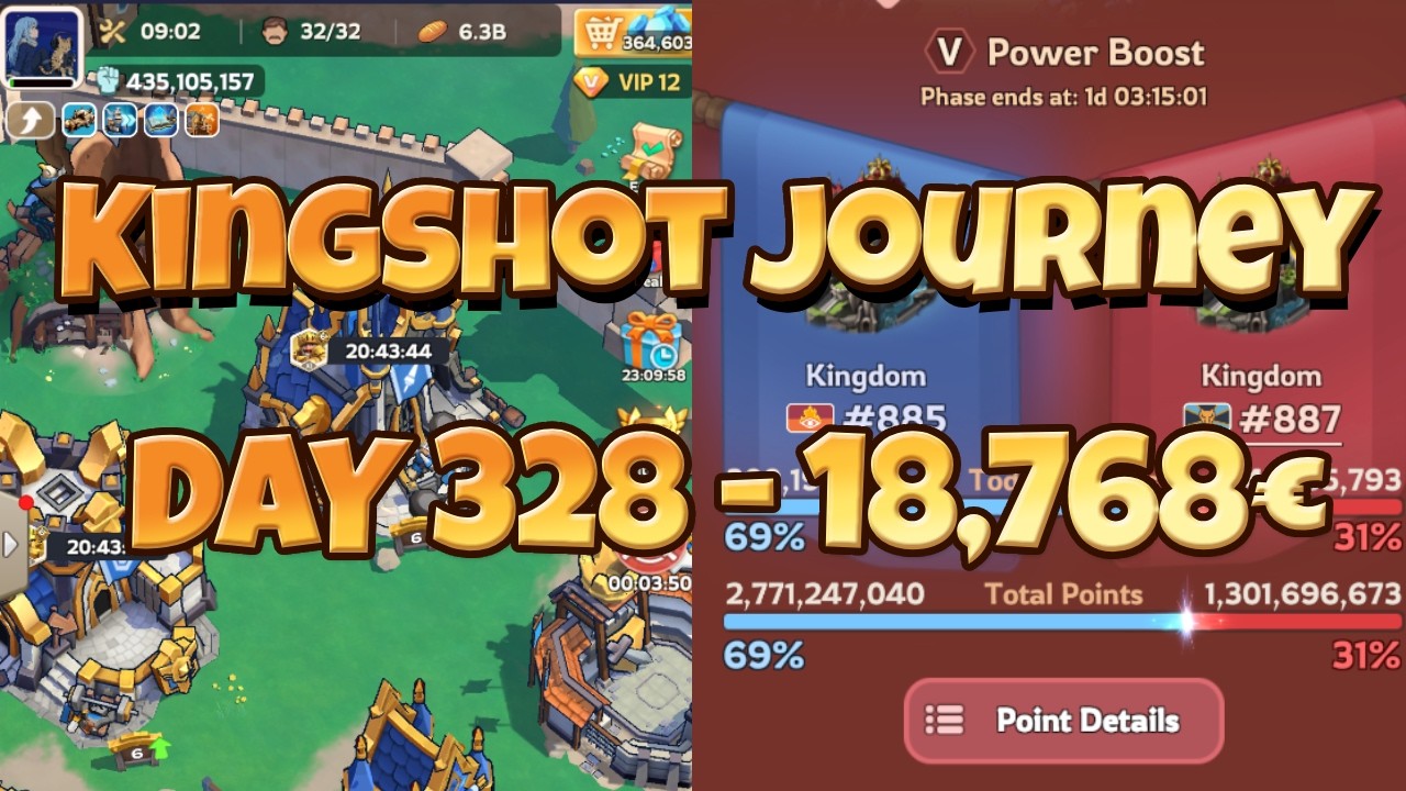 📰Kingshot Journey - Day 328 - 18,768&euro; - KvK Day 5