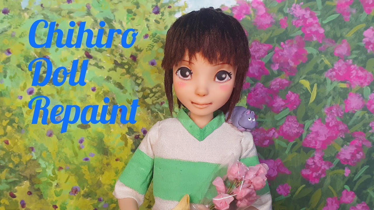 Chihiro Doll Repaint From Spirited Away | OOAK Doll | Studio Ghibli Miniature