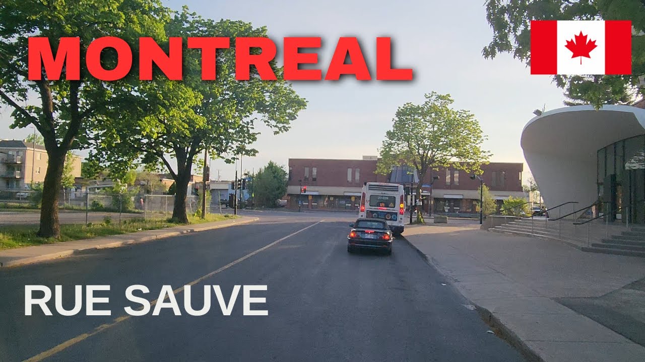 4k✅Montréal Rue Sauve. Qc . Canadá 🍁