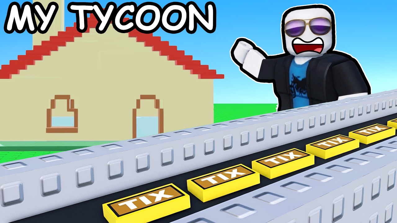 Пройдено на 100% самое классическое приключение в жанре Tycoon на Roblox...
