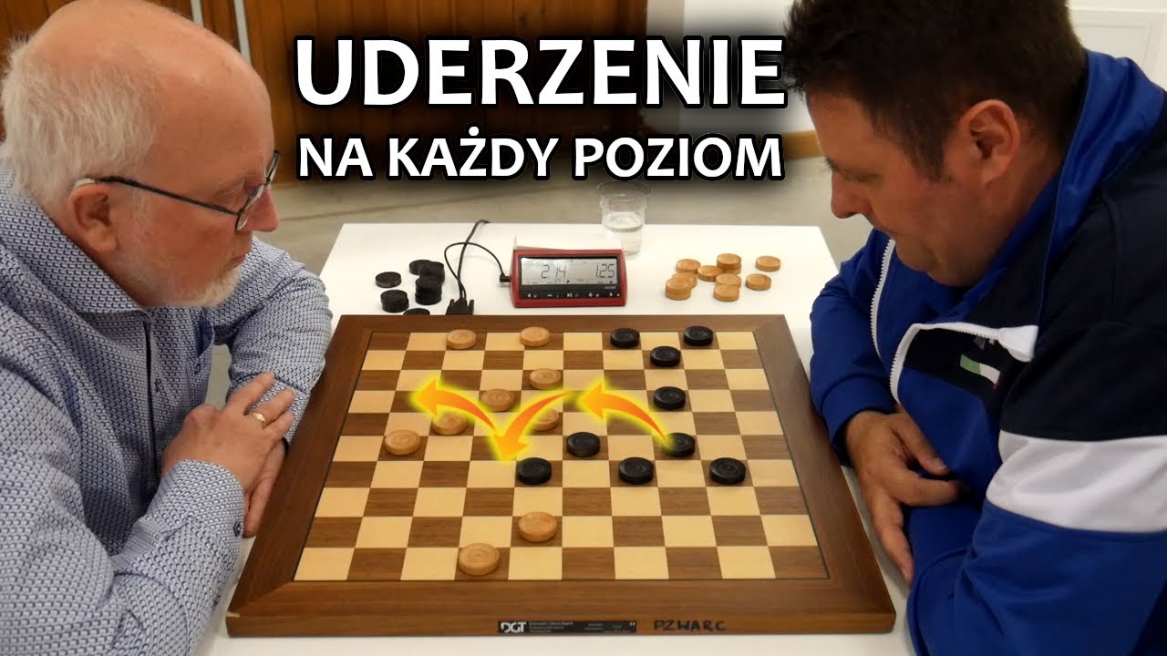 UDERZENIE FILIPA rozstrzyga partię warcabów NA KAŻDYM POZIOMIE! ⚪️⚫️ MI Teer - MF Raimondi