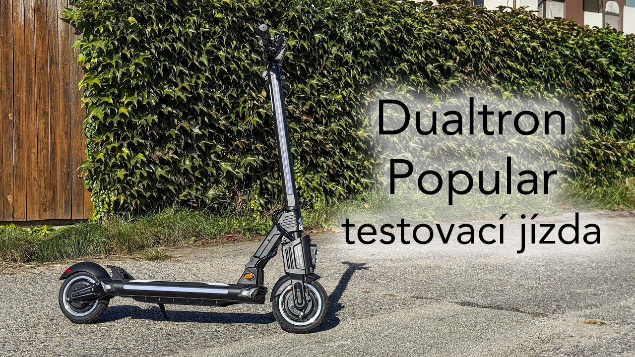 Dualtron Popular - jede parádně, ale co se mu sakra stalo?? 😦 Testovací jízda