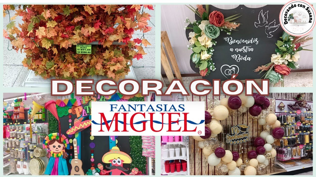 TODO PARA TUS MANUALIDADES Y DECORACIÓN PARA TU EVENTO EN FANTASÍAS MIGUEL// NOVEDADES 2023. SUSANA