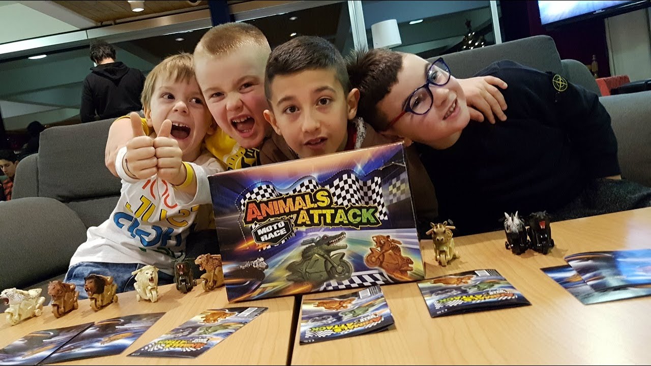 Animals Attack Moto Race: Gazzakids Games ! 🐻 🐼 🐯