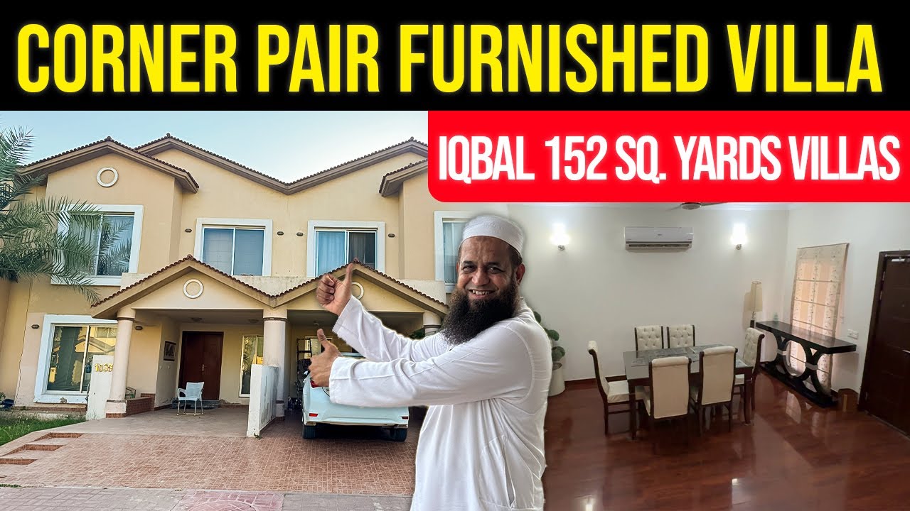 152 Sq. Yards Corner And Next to Corner Iqbal Villas In Bahria Town Karachi #bahriatown #home