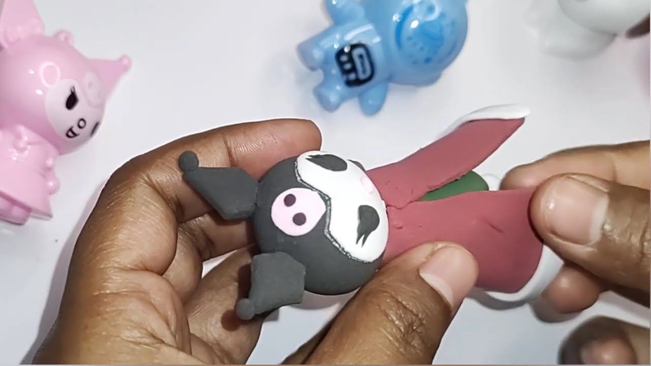 CLAY DOLL TUTORIAL [HOW TO MAKE DOLL WITH FOAM CLAY EASY MINIATURE WITH CLAY]