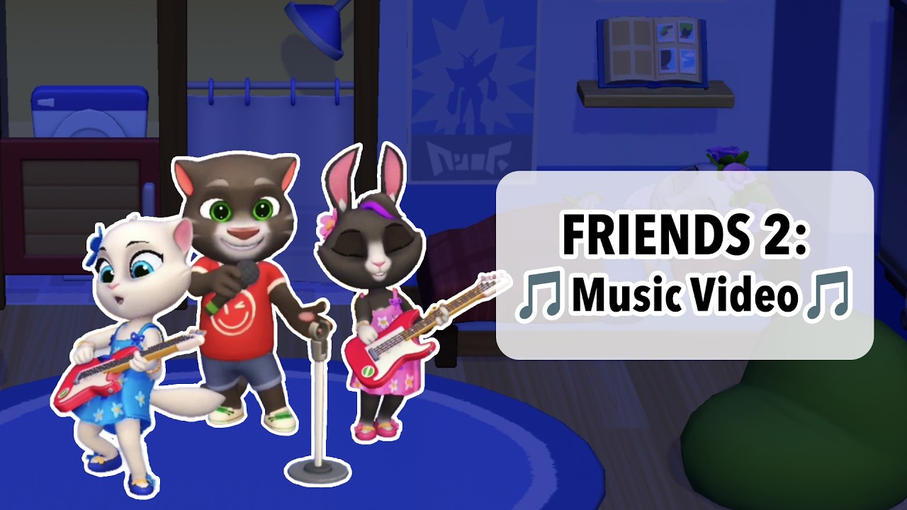 🎮 My Talking Tom Friends 2 Music Video: Few Days With Talking Friends 🎵 #talkingtomfriends2