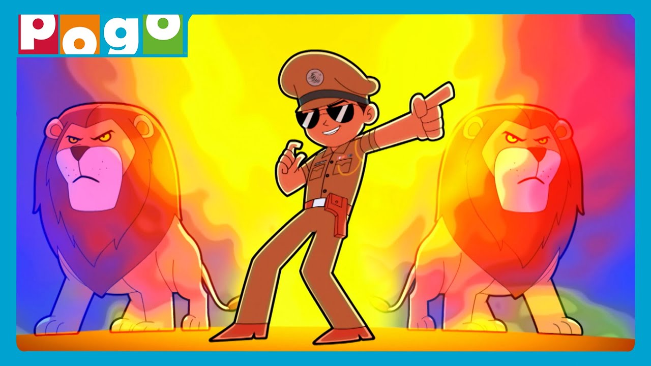 Mirchinagar Ka Famous Hero!🦁🔥| Little Singham💪🏻| Hindi Cartoon🤓​| @PogoChannel​