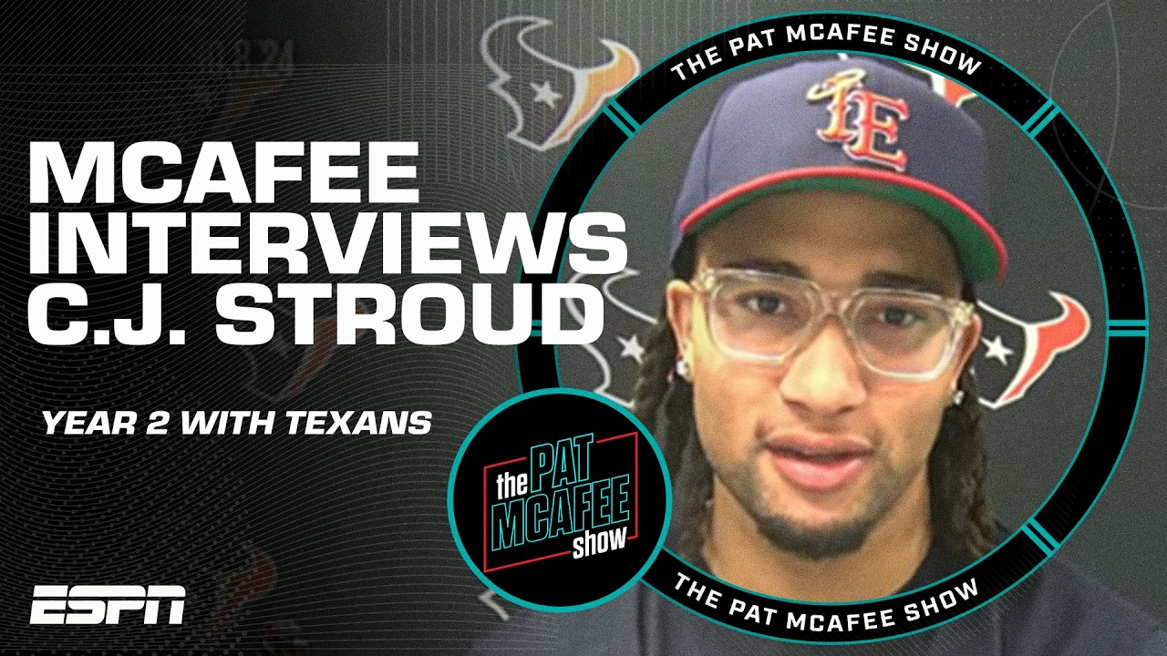 C.J. Stroud talks improving in Year 2, NFL maturity & the Texans' hot start 😤 | The Pat McAfee Show