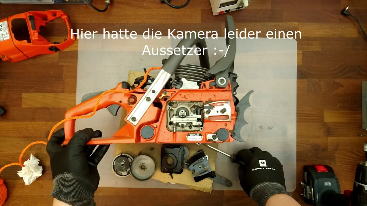 Husqvarna 543XP Reparatur Teil 2 - Ölschlauch und Benzinfilter / Info in Beschreibung