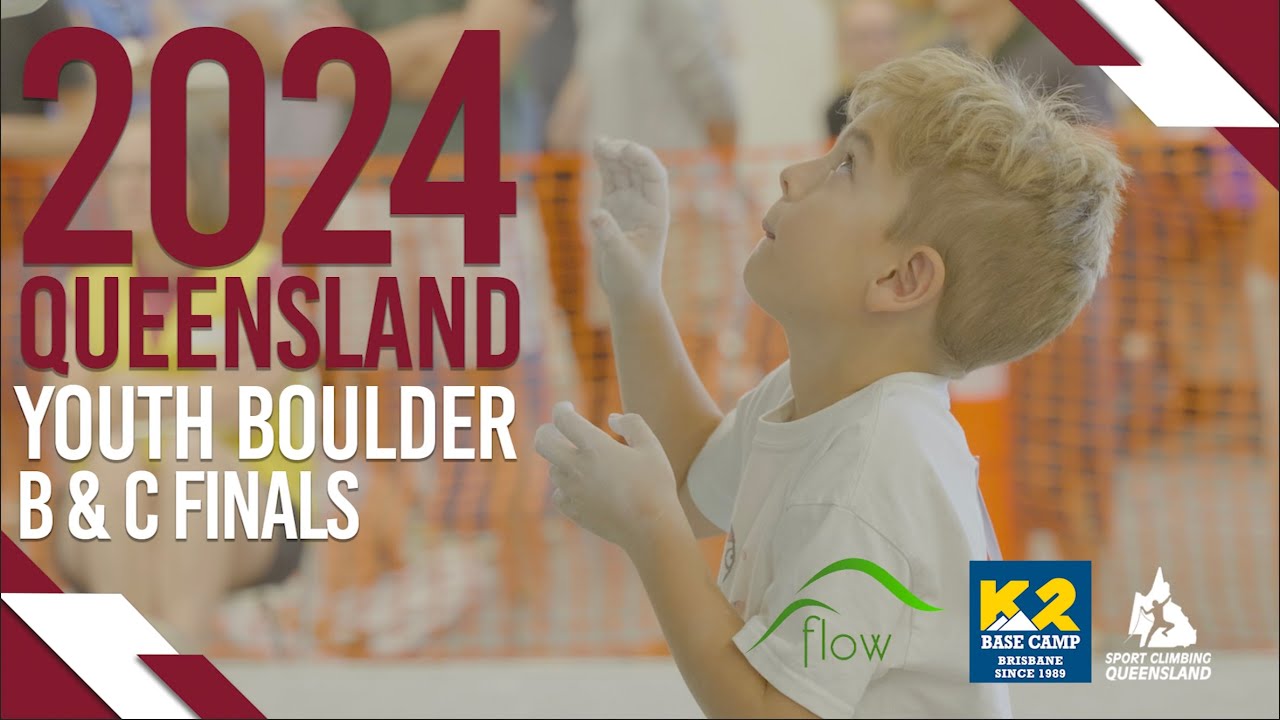 2024 Queensland State Youth Boulder Finals Youth C & B (Male & Female)