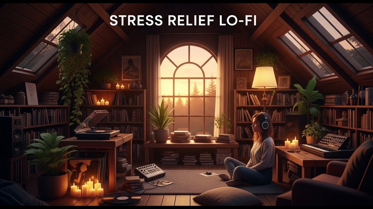 Calm Lo-fi Hip-hop for Stress Relief and Relaxation BGM | Deep Healing Relaxation Music